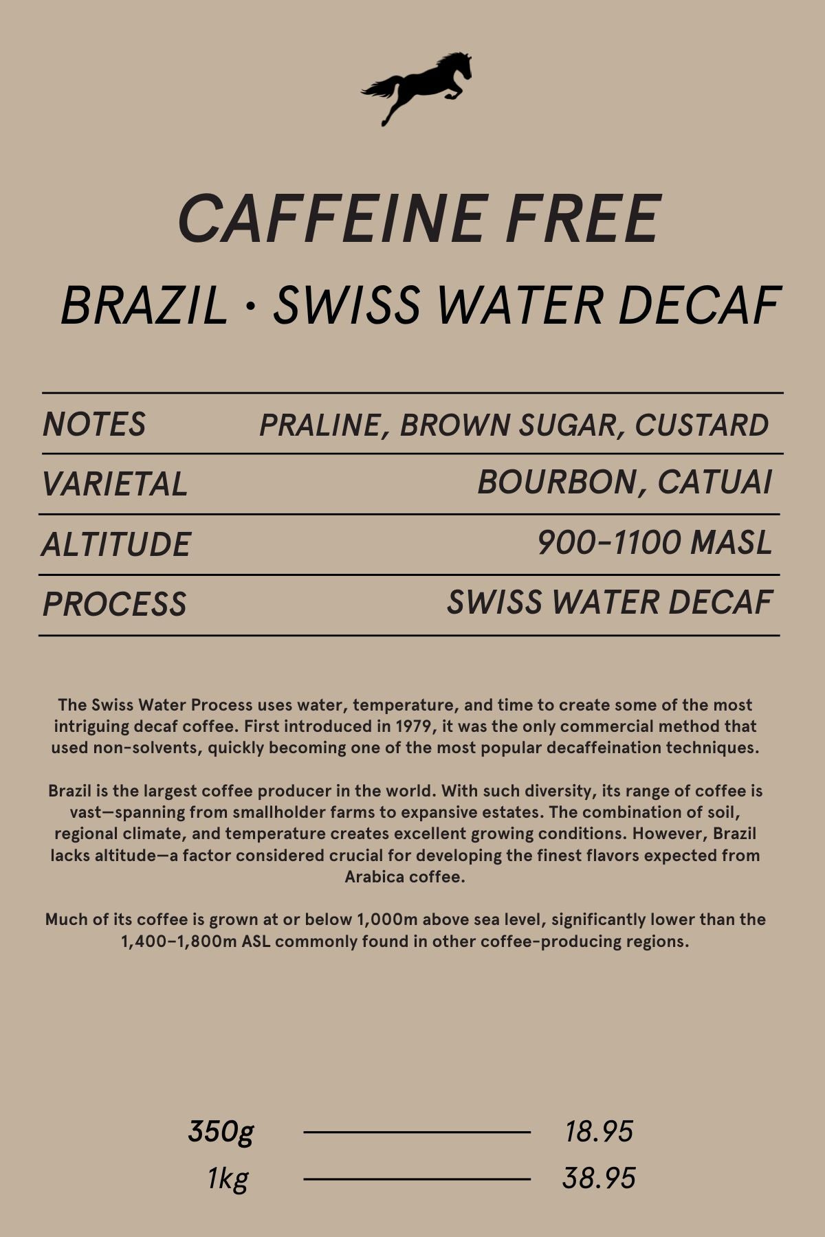 CAFFEINE FREE