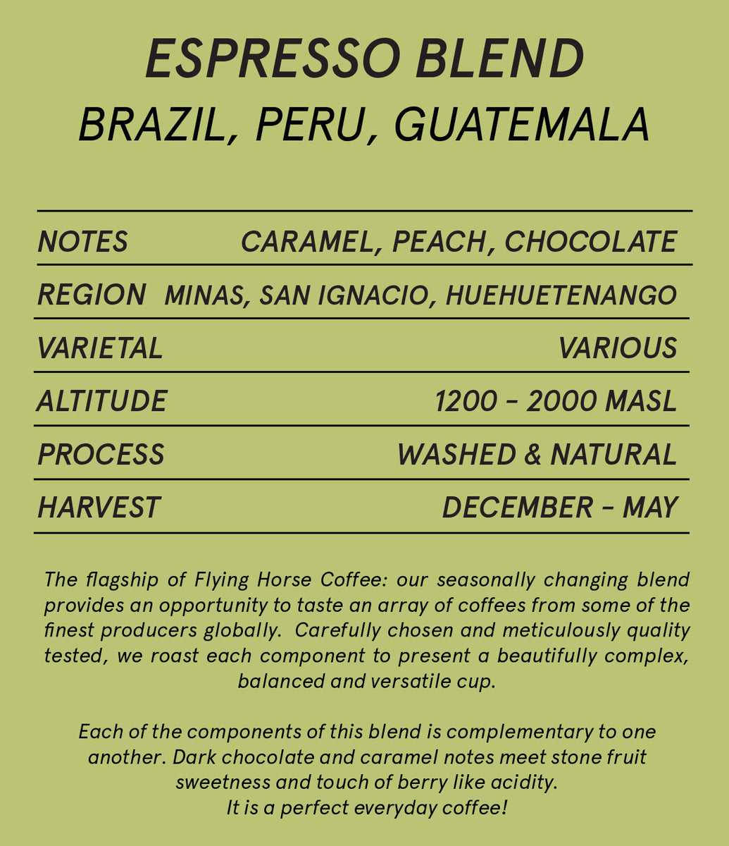 Flying Horse Coffee Espresso Blend