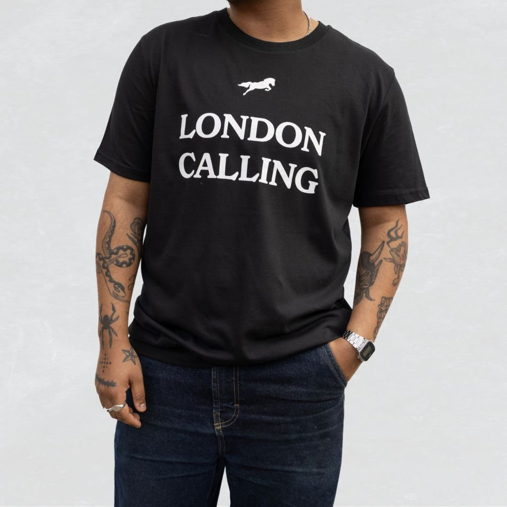 'LONDON CALLING' 2.0 T SHIRT IN BLACK