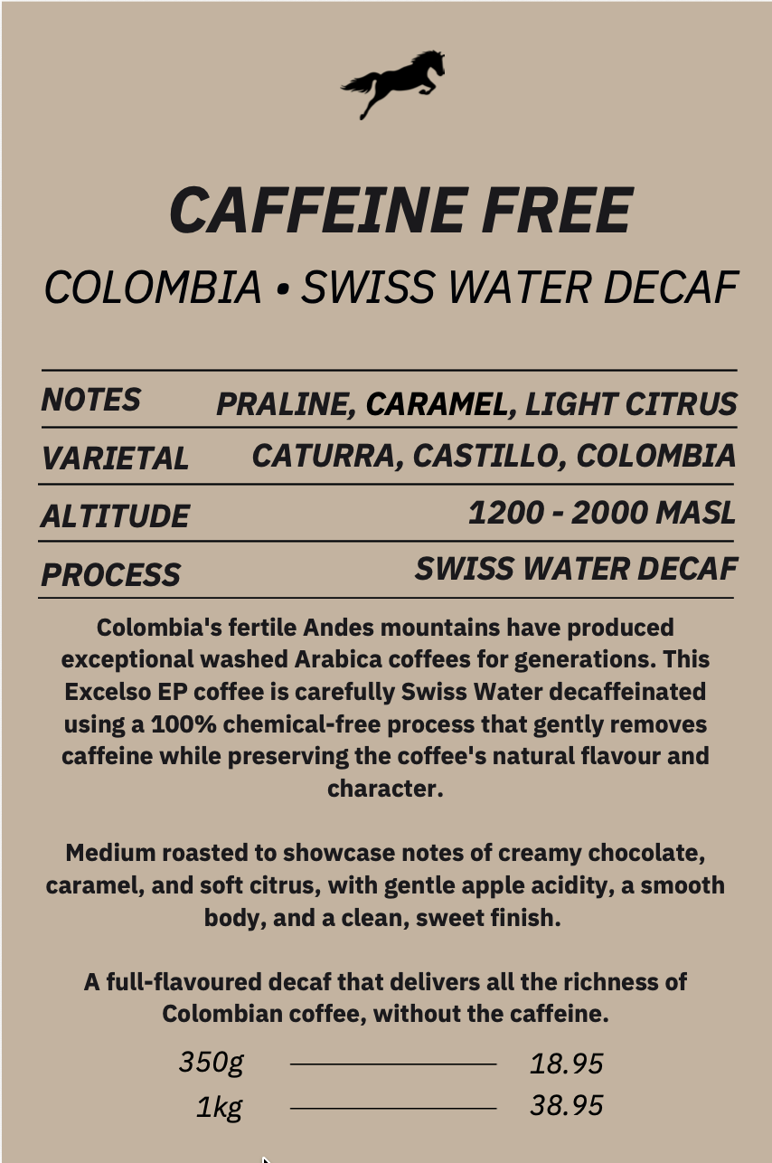 CAFFEINE FREE
