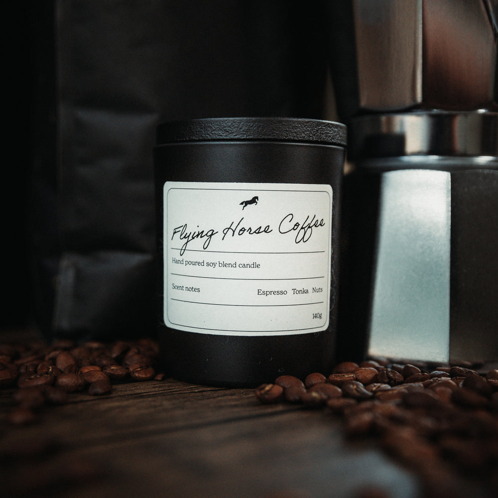 
                      
                        Hand-Poured Soy Blended Coffee Candle
                      
                    