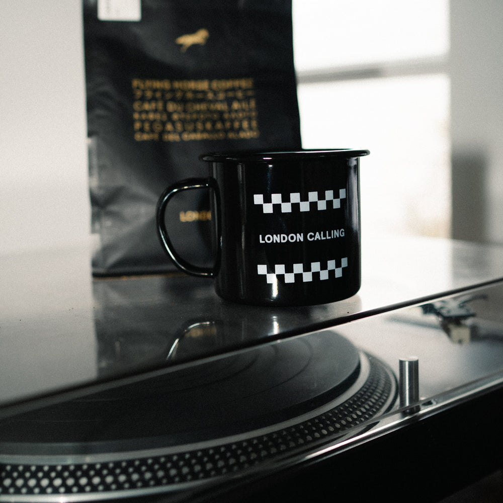London Calling campfire mug